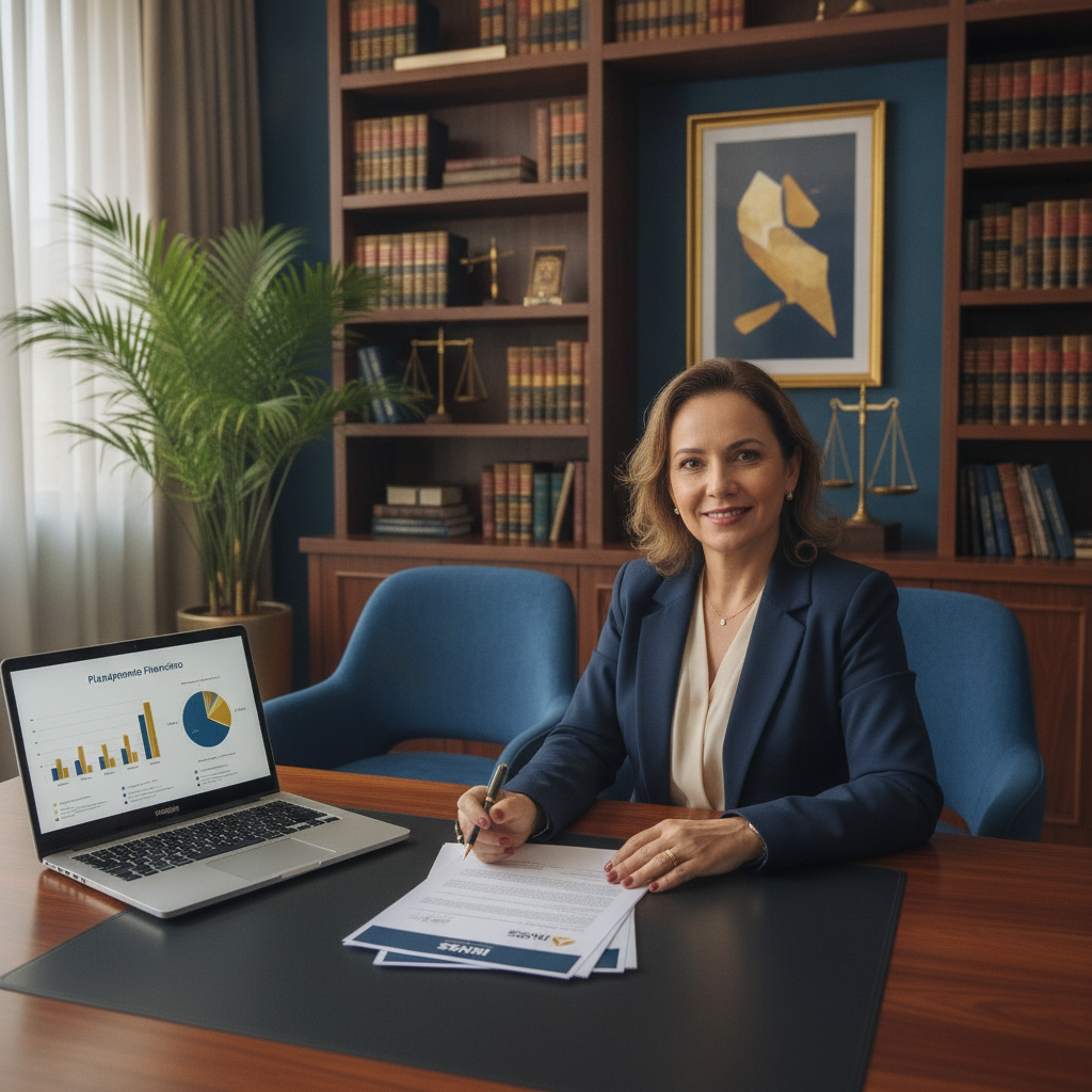 Aposentadoria MEI INSS 2026 - empreendedor revisando documentos previdenciarios