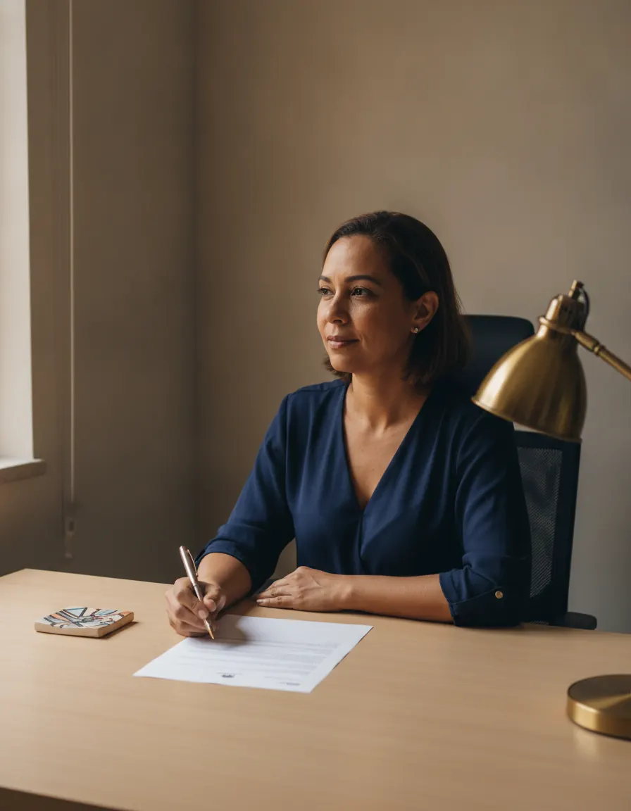 Pessoa atendida em caso de contratos empresariais